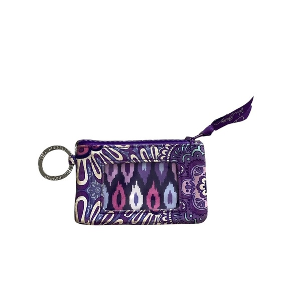 Vera Bradley Accessories - Vera Bradley Purple Patterned keychain card holder